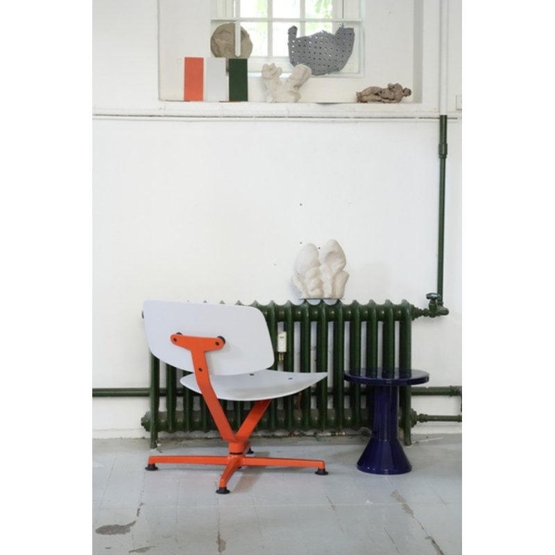 Arba Side Chair, White/Dark Green