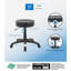 Tabouret de laboratoire à hauteur réglable avec roulettes doubles Diahna-22728277