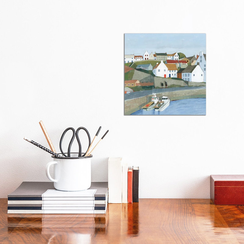 Old Coast Town I by Grace Popp - Wrapped Canvas Gallery-Wrapped Canvas Giclée, H 12 po x l 12 po x P 0,75 po