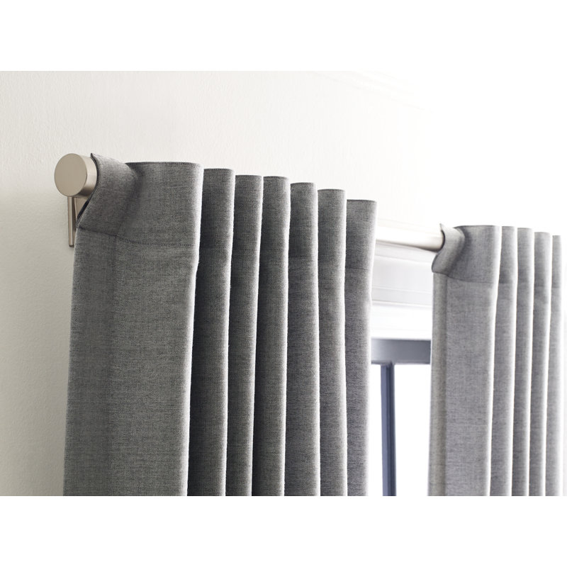Sunbrella® Delaney Light Filtering Curtain, 50" W x 84" L, Gray