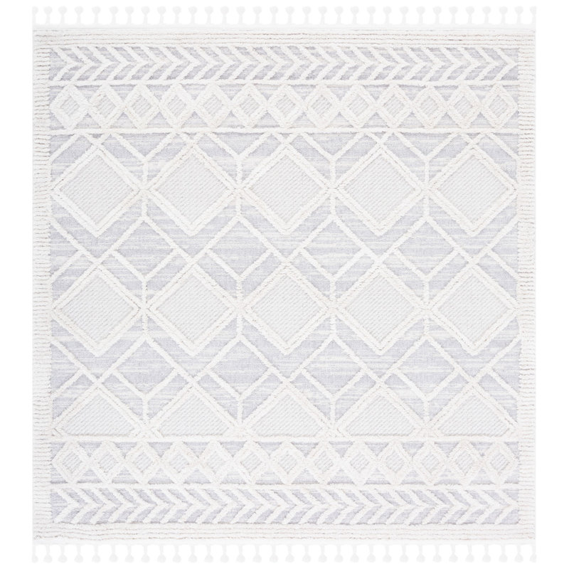 Wendt Performance Solid Color Rug, Square 6'7"
