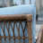 Ashjian Wicker Patio Conversation Set with Fire Pit Table-165689053-183565577