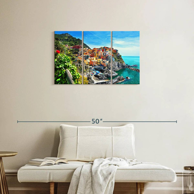 Kavia Manarola, ville italienne, H 20 po x l 33 po