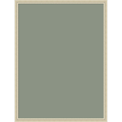 Tableau mural en tissu encadré, 19 x 25 cm, motif vert sauge.