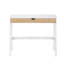 Ebern Designs Computer Desk Wooden Workstation Vanity Table W/ 1 Drawer & Rubber Wood Legs-1034785170