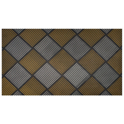 Non-Slip Geometric Indoor Doormat