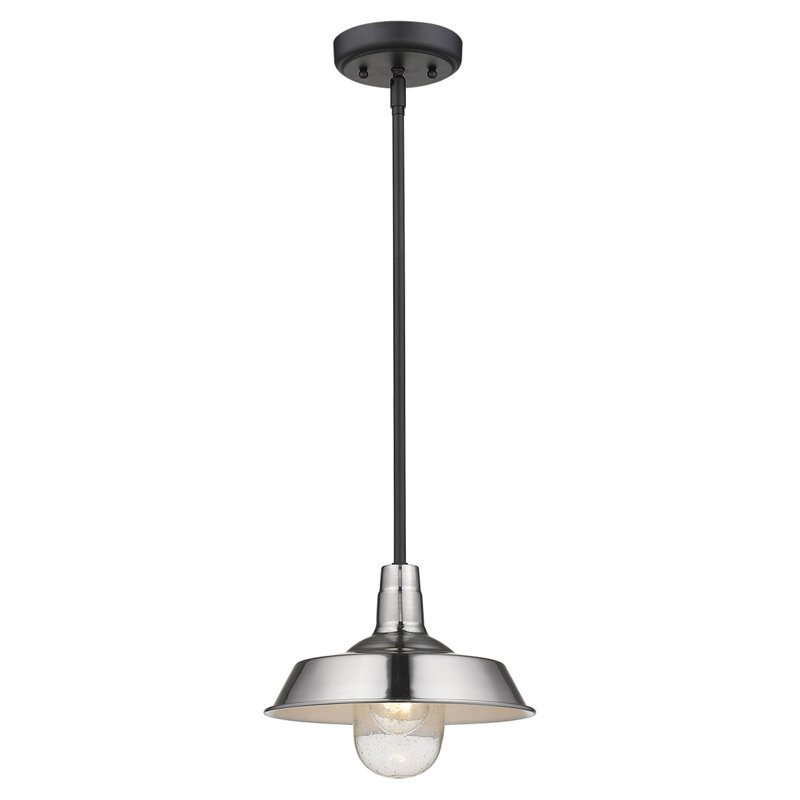 Sussman 1 - Light Single Pendant, Satin Nickel