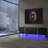 TV Console with Storage Cabinets, Remote Control, APP Control LED TV Stand, Full RGB Colour Selection