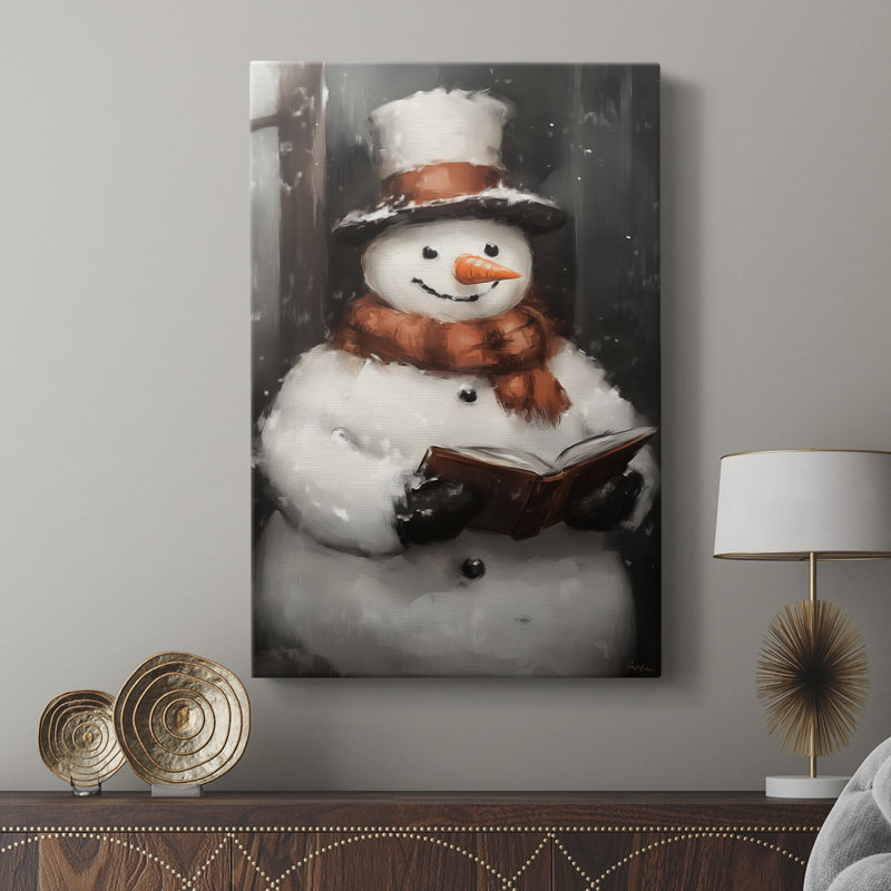 Art des Fêtes de Noël - Série 2-CCGLXI - Cavas de galerie sur mesure, H 27 po x l 18 po