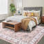 Rectangle 160 cm x 230 cm Floral Washable Area Rug