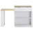 82.6" Fluted Kitchen Island With Extendable Dining Table-1664088978