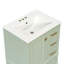 Meuble-lavabo 24,8 po avec lavabo en céramique-980151219