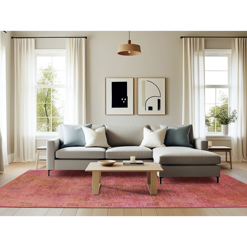 Oriental Indoor Rug, Rectangle 6' x 9'