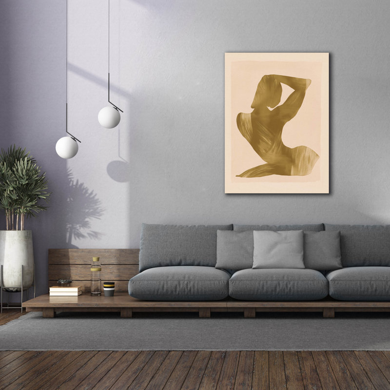 «Silhouette Expression» par Svetlana Aleynikova, art mural sur toile, H 54 po x l 40 po