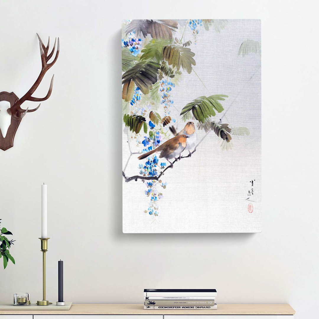 Birds & Flowers by Watanabe Seitei - Wrapped Canvas