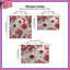Intricate Red White Floral Window Curtains Floral Sheer & Room Darkening - 2 Panels-714075120-714075125