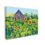 «Sunflower Field On Wood» par MB Cunningham, peinture-93872604-93872605