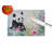 Panda Glass Cutting Board Large