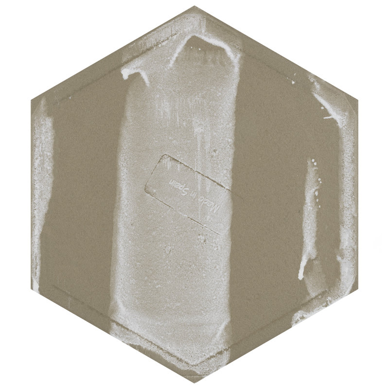 Horizon Dawn Hex 7-3/4" x 9" Porcelain Floor and Wall Tile, Aguamarina