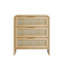 Table de chevet 3 tiroirs Rattan-937005643