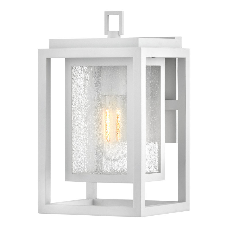 Applique murale Tristan, Blanc texturé, H 12 po x l 7 po x P 6,75 po