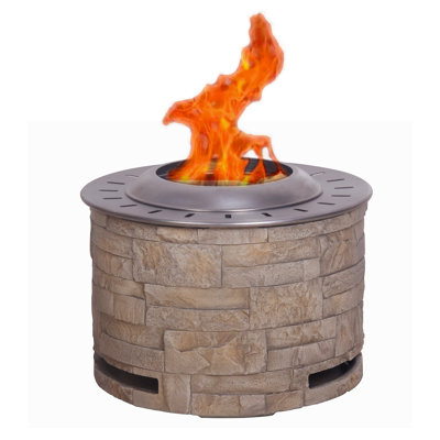 20.5'' Round Metal Fire Pit Stand