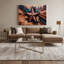 «Southwestern Cowboy Texas Lone Star 88», art mural sur toile noire-1491236594
