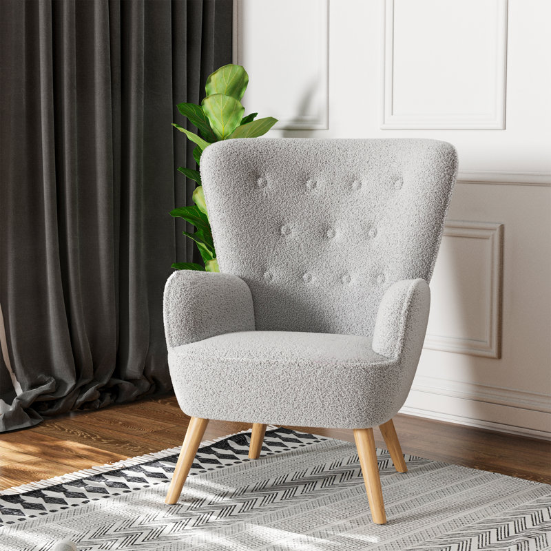 Fauteuil Arjo, Polyester gris