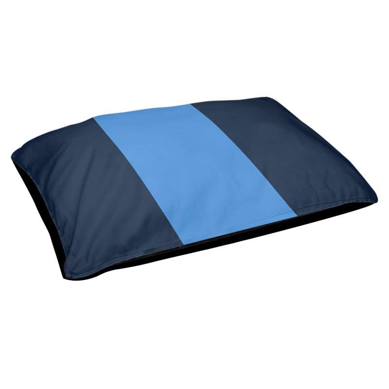 Coussin Golden State, Moyen (l 28 po x P 18 po x H 6 po), Bleu marine / bleu