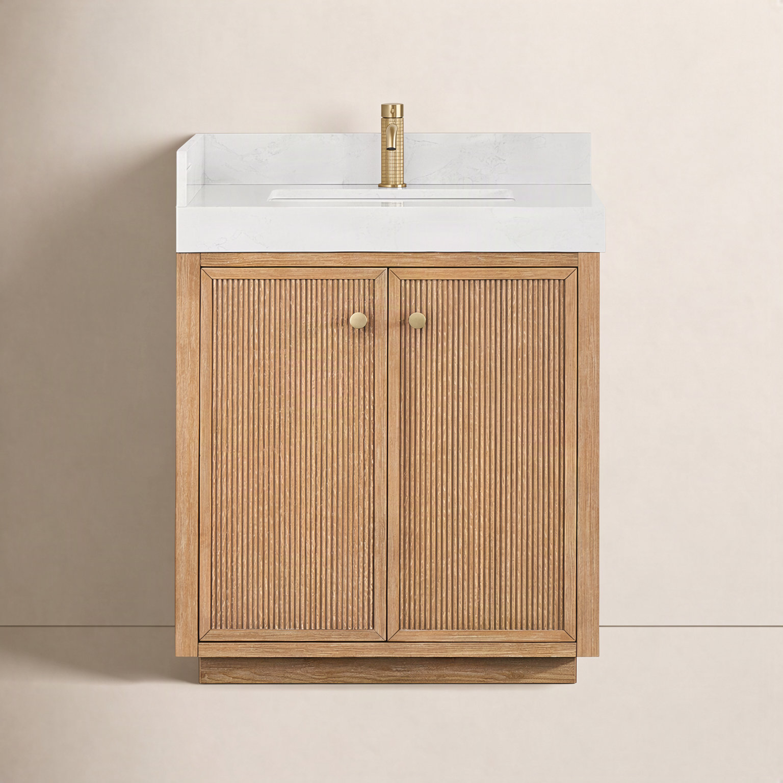Thea 30" Single Bathroom Vanity, Brown