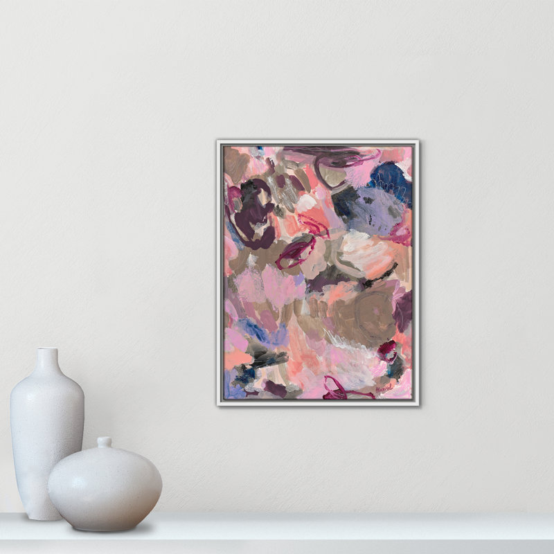 «Vineyard Evening Print» par Marisol Evora, Flotteur blanc, L 19,5 po x H 25,5 po