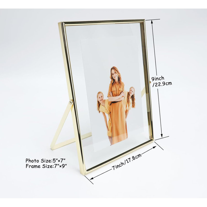 Randah Metal Shadow Box Picture Frame