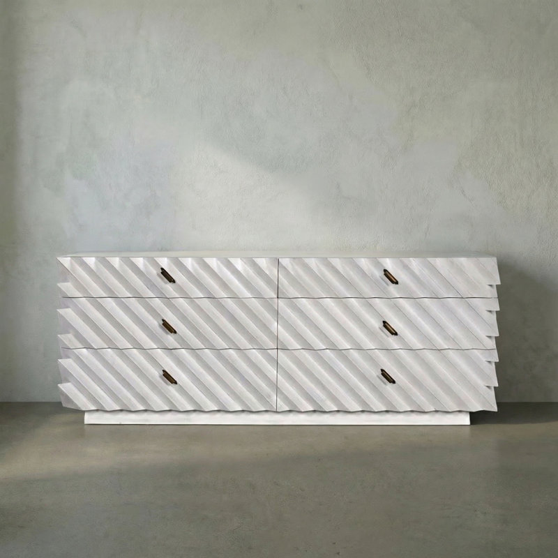 Hikaru 6 - Drawer Solid Wood Dresser