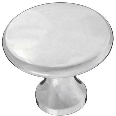 (5 Pack) (12 Pack) 1-1/8 inch Round Knob Nickel Plated