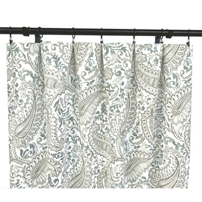 Cotton Semi Sheer Curtain Pair