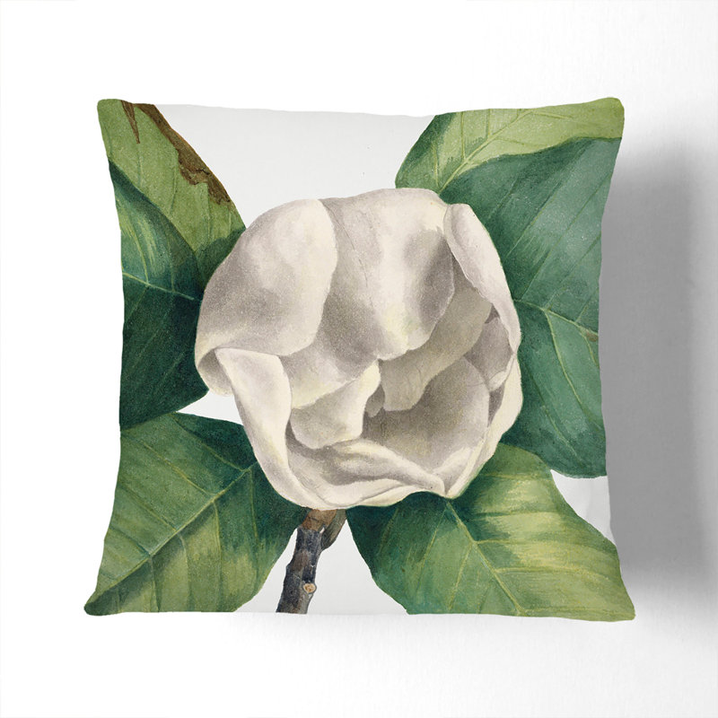 Southern Magnolia Vol.2 Floral Scatter Cushion, 40cm H x 40cm W x 15cm D