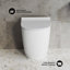Ensemble de toilette à double paroi avec plaque de chasse 0,8 / 1,6 GPF St. Tropez-108927920