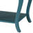 Teal 2-shelf End Table