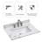 31'' Single Bathroom Vanity Top with Sink