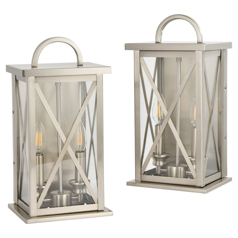 Channahon Wall Light, Brushed Nickel