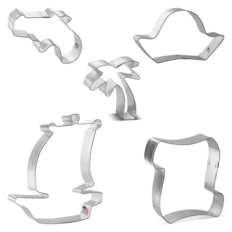 CookieCutter.com 5 -Piece Non-Stick Cookie Cutter