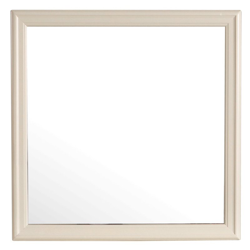 Miroir pour une utilisation quotidienne dans la chambre à coucher, beige