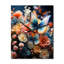 Meadow I - Horloge murale animaux surdimensionnée-99631839