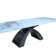 86.61"-118.11" Modern Extendable Dining Table - Brushed Black Steel Base