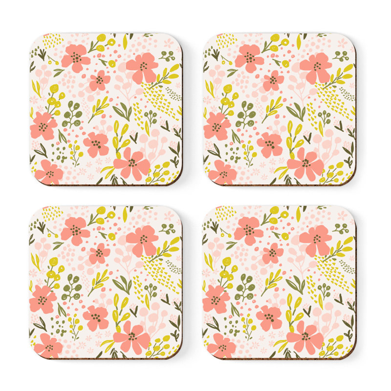Dessous de verre fleurs de printemps