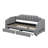 Twin XL To King Size Daybed With 2 Storage Drawers And LED, Twin XL Size Upholstered Extendable Day Bed For Samll Space-669360064