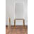 Lenworth Modern Black Metal and Glass Dining Table Set with 6 Upholstered Dining Chairs-1096438499