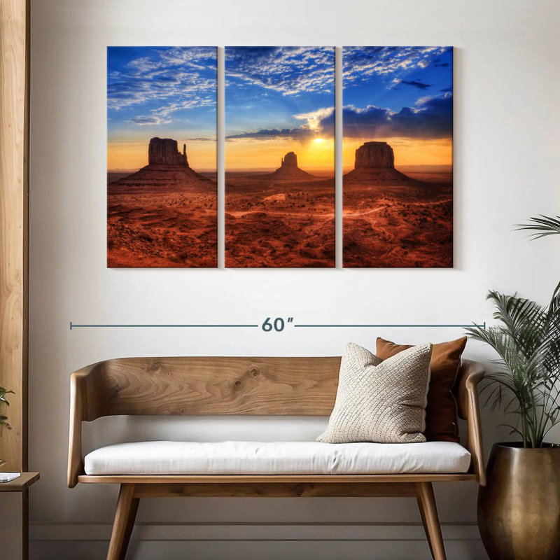 Alvord Monument Valley en Arizona, H 32 po x l 50 po