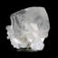Calcite glaçon sur stilbite avec apophyllite