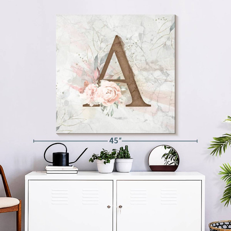 Tergel Floral A Monogram